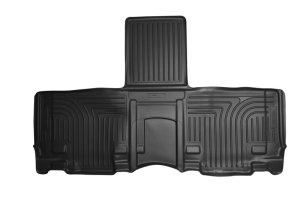 Toyota Sienna Floor Liners - Rear - Husky Liners - WeatherBeater - 2nd Row - Black - `11-`12